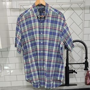 Polo Ralph Lauren Blake Plaid Short Sleeve Shirt Men’s L